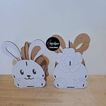 Dulcero canasto conejo desde 6 unidades