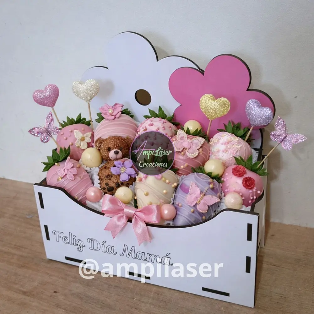 Cajita flores desde 6 unidades