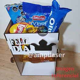 Caja porta cerveza día del padre desde 12 unidades