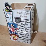 Bandeja equipos porta cerveza día del padre desde 12 unidades
