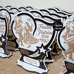 Galvano cueca fiestas patrias personalizado