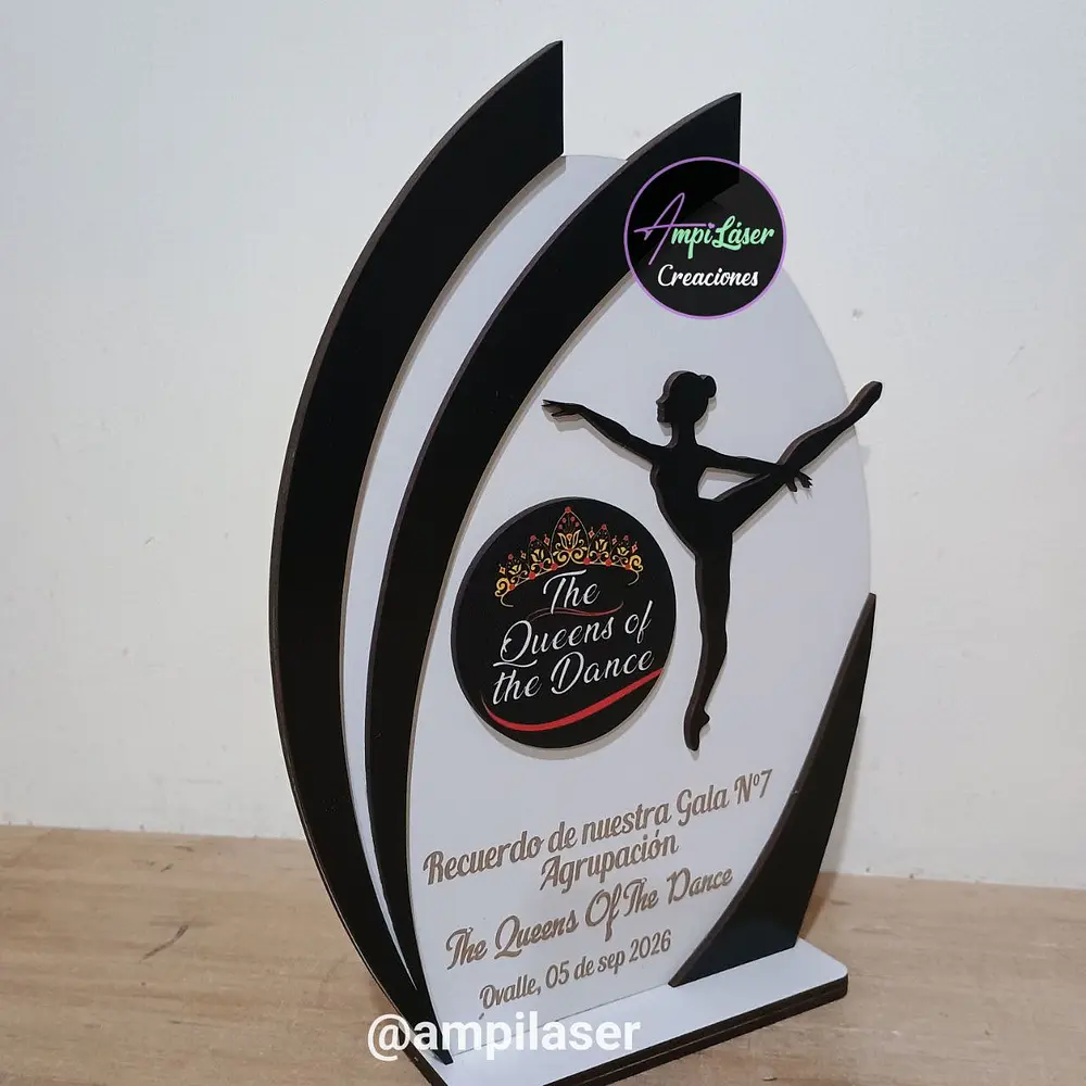 Galvano modelo bailarina personalizado