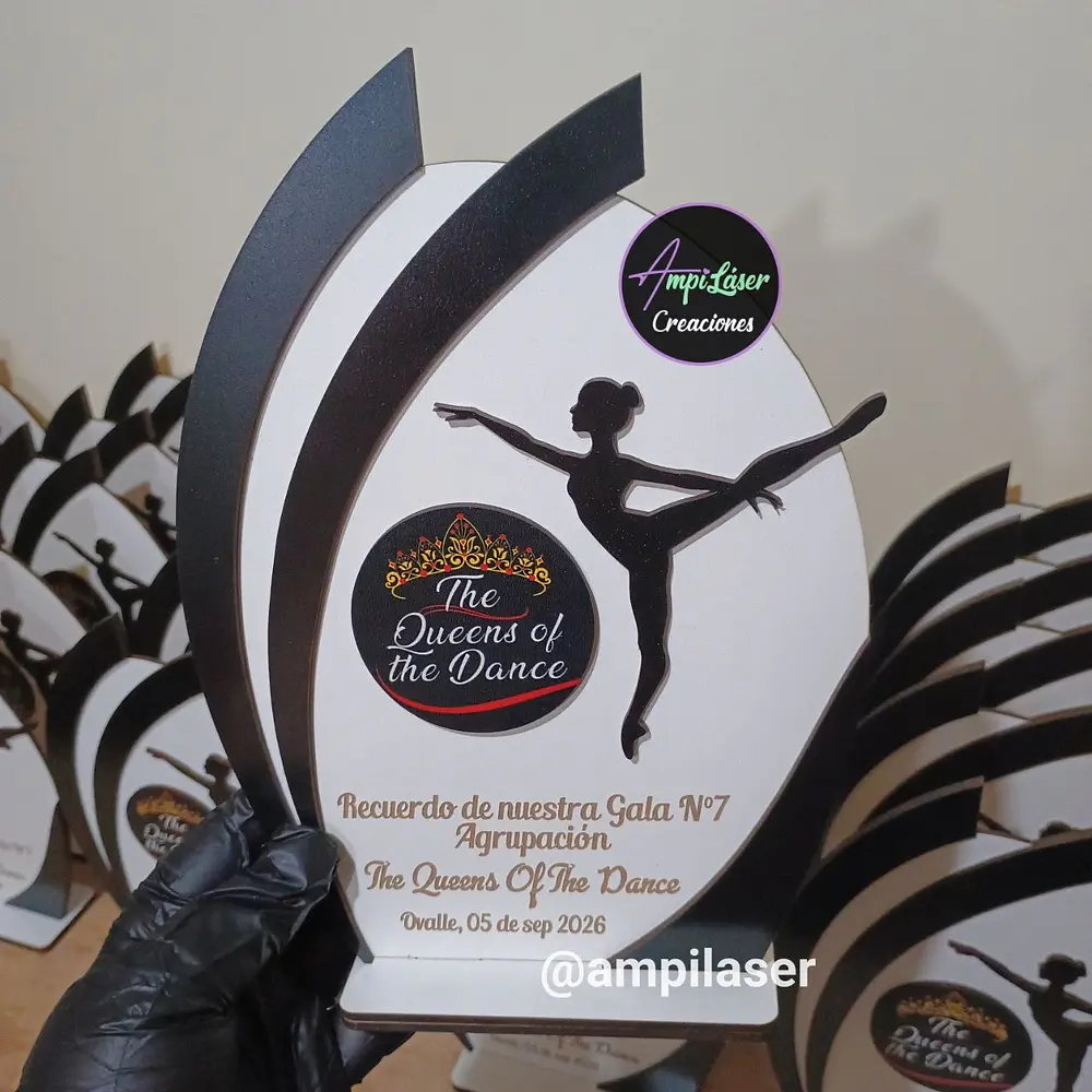 Galvano modelo bailarina personalizado