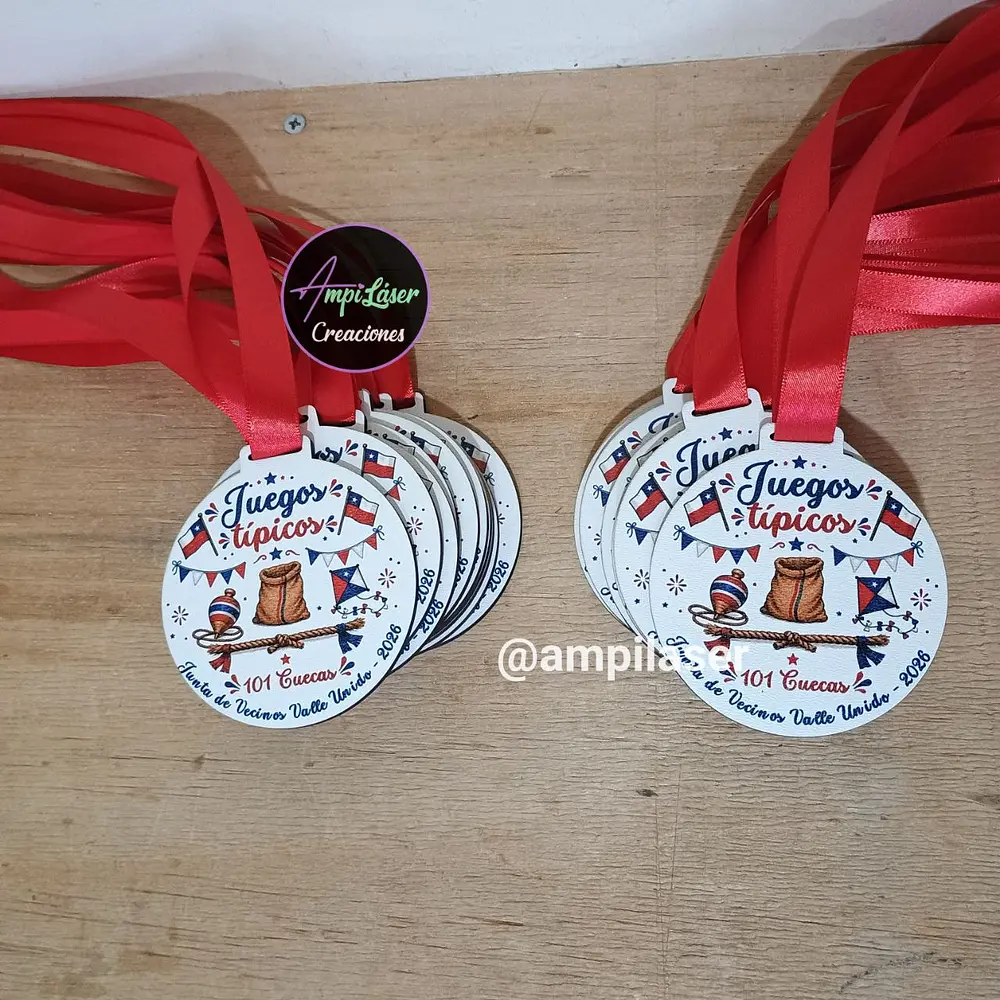 Medallas fiestas patrias
