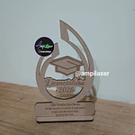 Galvano Licenciatura/Graduación personalizado