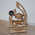 Galvano Licenciatura/Graduación personalizado