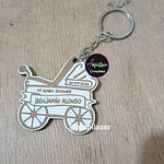 Llavero baby shower grabado 12 unidades modelo 5 (12 Unidades)