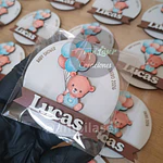 Iman baby shower oso en capas