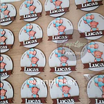 Iman baby shower oso en capas