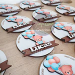 Iman baby shower oso en capas