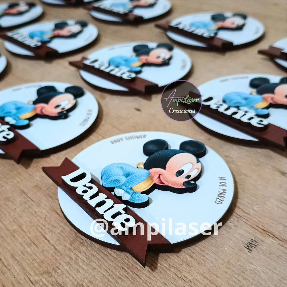 Iman baby shower mickey bebe en capas