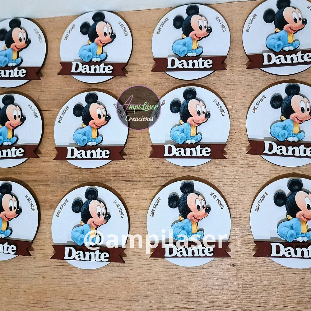 Iman baby shower mickey bebe en capas
