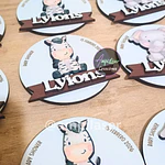 Iman baby shower animalitos en capas