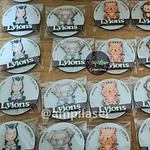 Iman baby shower animalitos en capas
