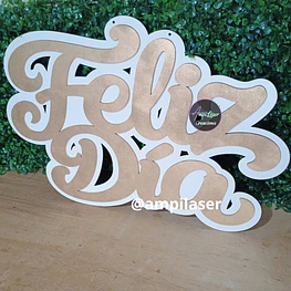 Letrero Feliz Día