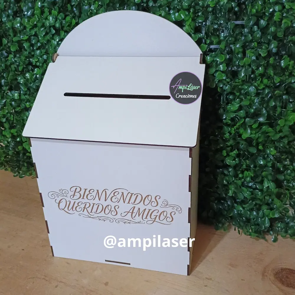 Buzón Decorativo para Eventos Matrimonio 