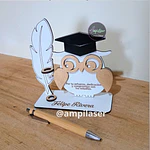 Búho graduación portalapiz