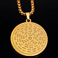 Collar de acero Para Hombre Y Mujer Dije Kabbalah 72 Nombres - Miniatura 6