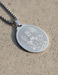 Collar De Acero Para Hombre Mujer Dije Jesús Sagrado Corazón - Miniatura 19