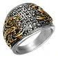 Anillo en acero Para Hombre Cz Color Plata Escorpión  - Miniatura 1