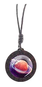 Collar para Mujer Y Hombre dije de Madera Galaxia Planetas Cristal - Miniatura 19