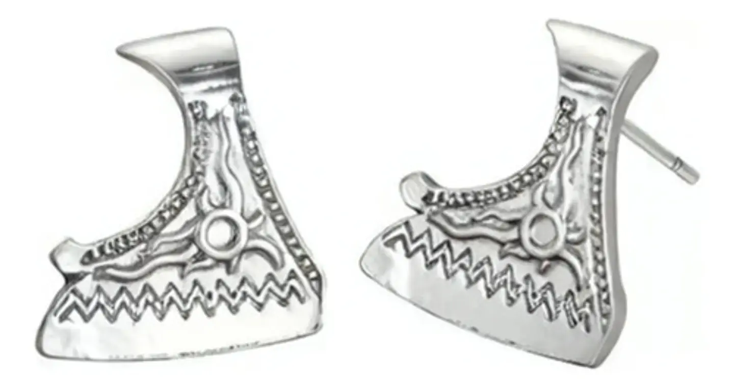Aretes Vikingos Celtas Mujer Hombre Colgantes Retro 2