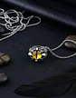 Anillo Color Plata Ojo Dragón Cráneo Acero Inoxidable Hombre - Miniatura 8
