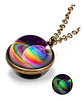 Collar Cristal Galaxia Espacio Planeta Universo Hombre Mujer - Miniatura 1