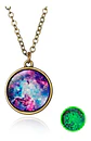 Collar Cristal Galaxia Espacio Planeta Universo Hombre Mujer - Miniatura 3