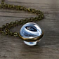 Collar Cristal Galaxia Espacio Planeta Universo Hombre Mujer - Miniatura 5