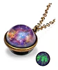 Collar Cristal Galaxia Espacio Planeta Universo Hombre Mujer - Miniatura 18