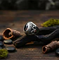 Anillo Acero Inoxidable Piedra Iluminati Cráneo Biker Hombre - Miniatura 20