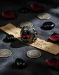Anillo Acero Inoxidable Piedra Iluminati Cráneo Biker Hombre - Miniatura 21