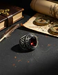 Anillo Acero Inoxidable Piedra Iluminati Cráneo Biker Hombre - Miniatura 22