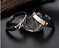Pulsera Brazalete Manilla Silicona Acero Inoxidable Hombre - Miniatura 5