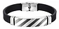 Pulsera Brazalete Manilla Silicona Acero Inoxidable Hombre - Miniatura 7