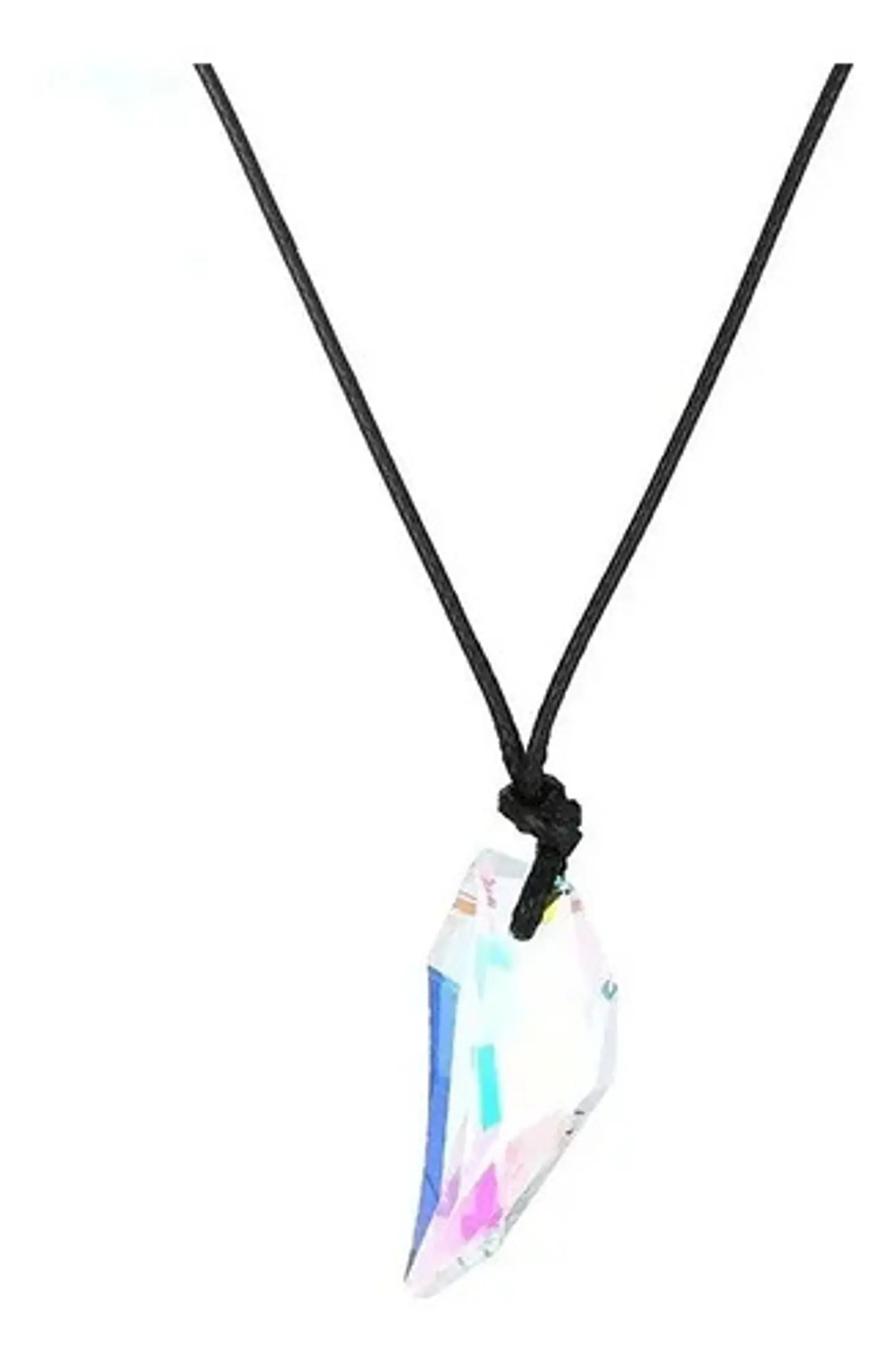 Collar Colmillo Diente Lobo Dominante Cristal Hombre Y Mujer 5