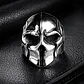 Anillo Acero Inoxidable Casco Gladiador Guerrero Para Hombre - Miniatura 3
