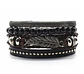 Manilla Pulsera Brazalete Cuentas Cuero Hombre Y Mujer Moda - Miniatura 14