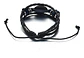 Pulsera Manilla Cuero Luna Brilla En La Oscuridad Hombre Muj - Miniatura 7
