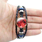 Pulsera Manilla Cuero Luna Brilla En La Oscuridad Hombre Muj - Miniatura 18