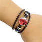 Pulsera Manilla Cuero Luna Brilla En La Oscuridad Hombre Muj - Miniatura 19