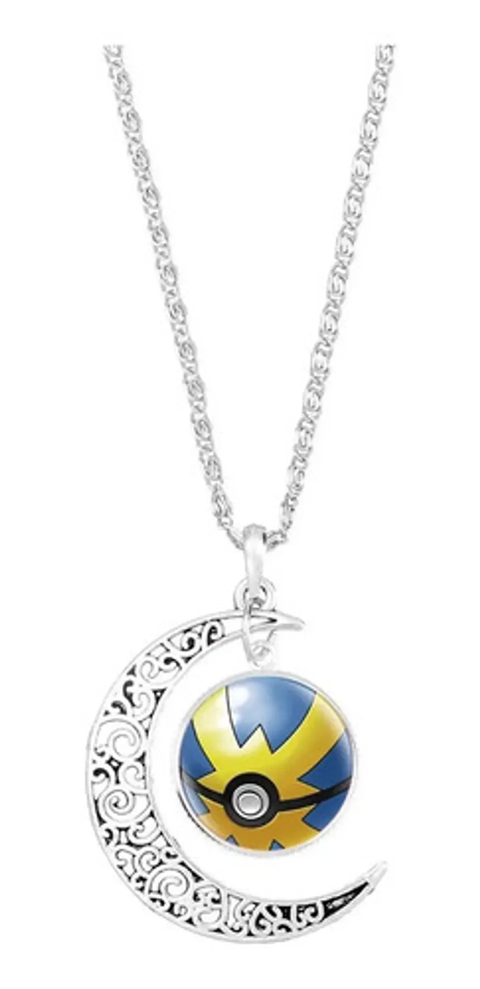 Collar Colgante Cadena Media Luna Pokemon Go Moda 1