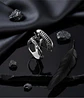 Anillo Acero Inoxidable Titanio Alien Cráneo Skull Hombre - Miniatura 7