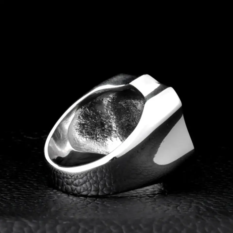 Anillo Acero Inoxidable Ruta 66 Biker Motorista Para Hombre  8
