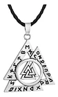 Collar Vikingo Runas Brújula Celta Eslavo Runas Lobo Hombre  - Miniatura 7