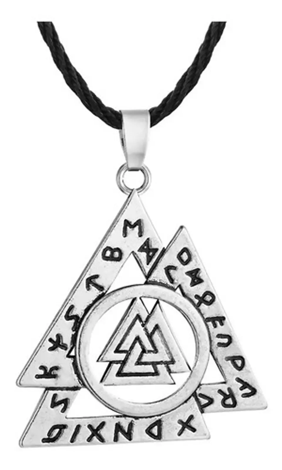 Collar Vikingo Runas Brújula Celta Eslavo Runas Lobo Hombre  7