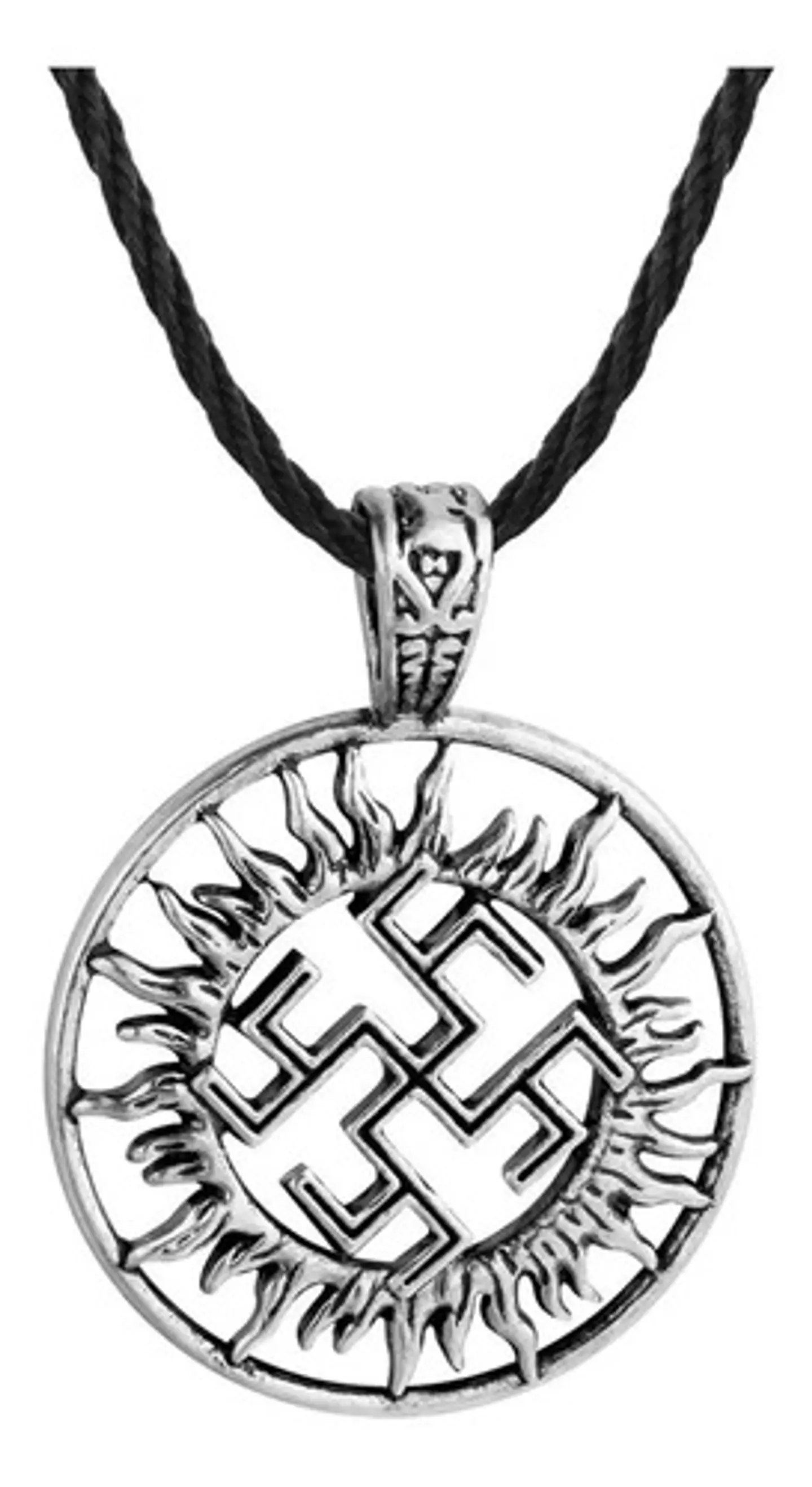 Collar Vikingo Runas Brújula Celta Eslavo Runas Lobo Hombre  8