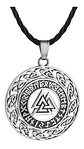 Collar Vikingo Runas Brújula Celta Eslavo Runas Lobo Hombre  - Miniatura 11