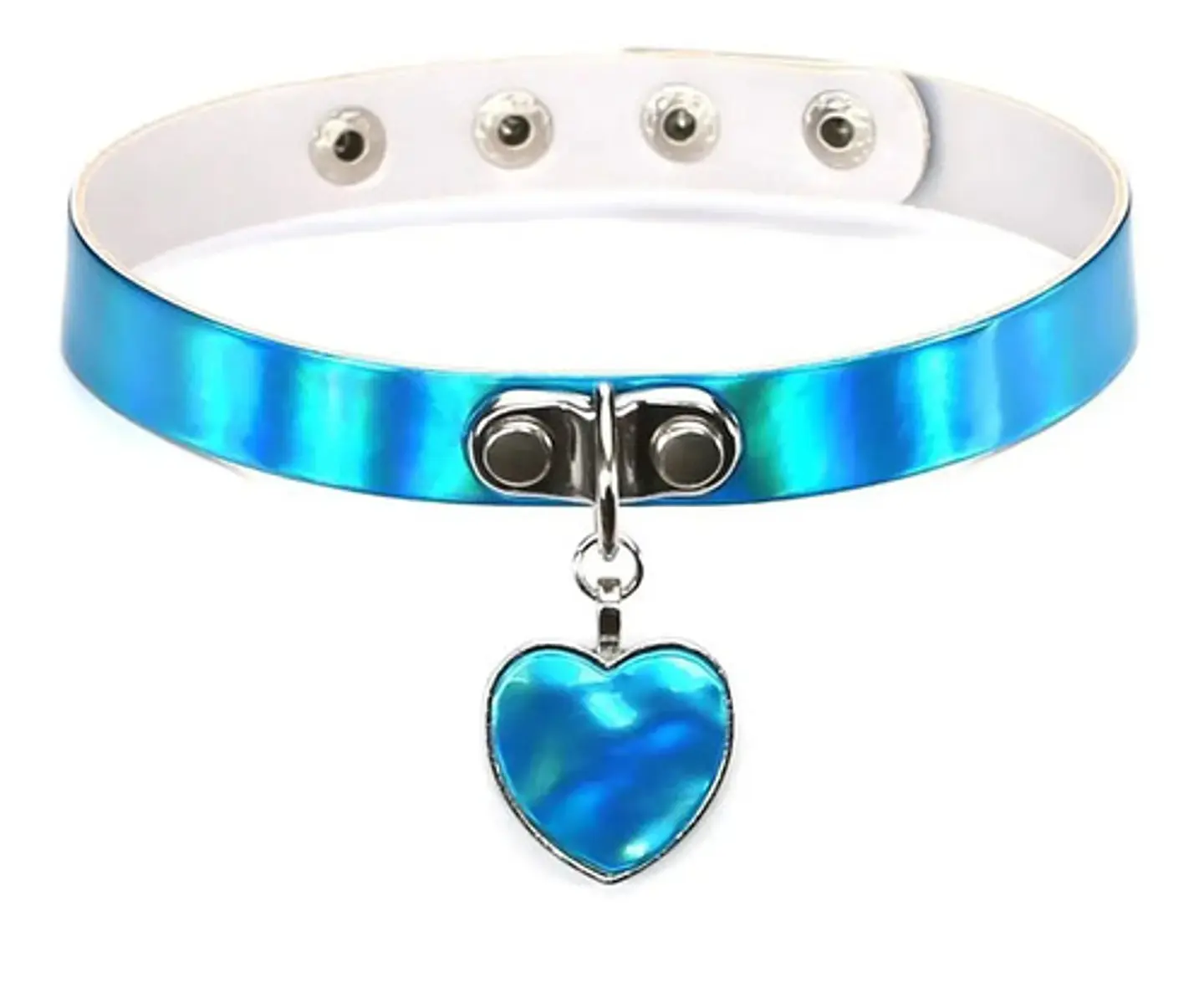 Collar Choker Gargantilla Punky Colgante Corazon Mujer Moda 9